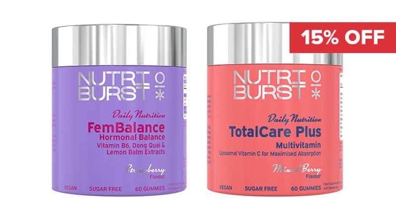 15% Off Nutriburst Range Cover Image